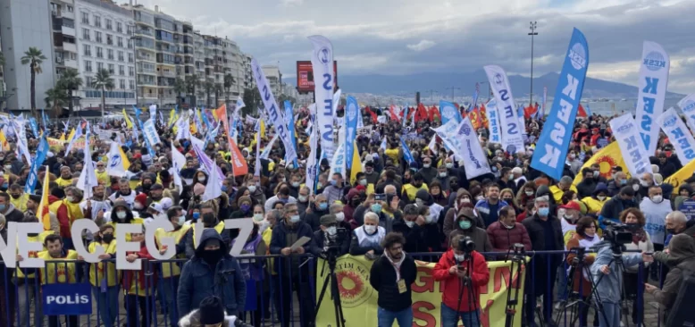 KESK'ten İzmir ve Diyarbakır’da 'Geçinemiyoruz' Mitingi 