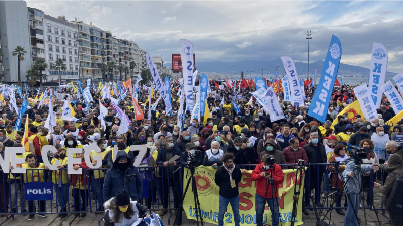 KESK’ten İzmir ve Diyarbakır’da ‘Geçinemiyoruz’ Mitingi 