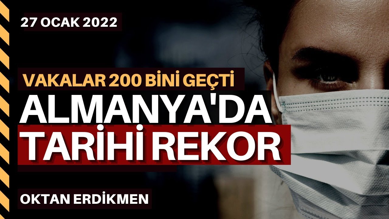 Almanya’da tarihi rekor: 203 bin yeni vaka