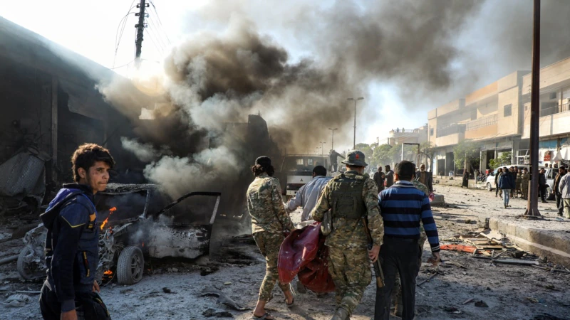 Suriye’nin Kuzeybatısında Bombalı Saldırı 