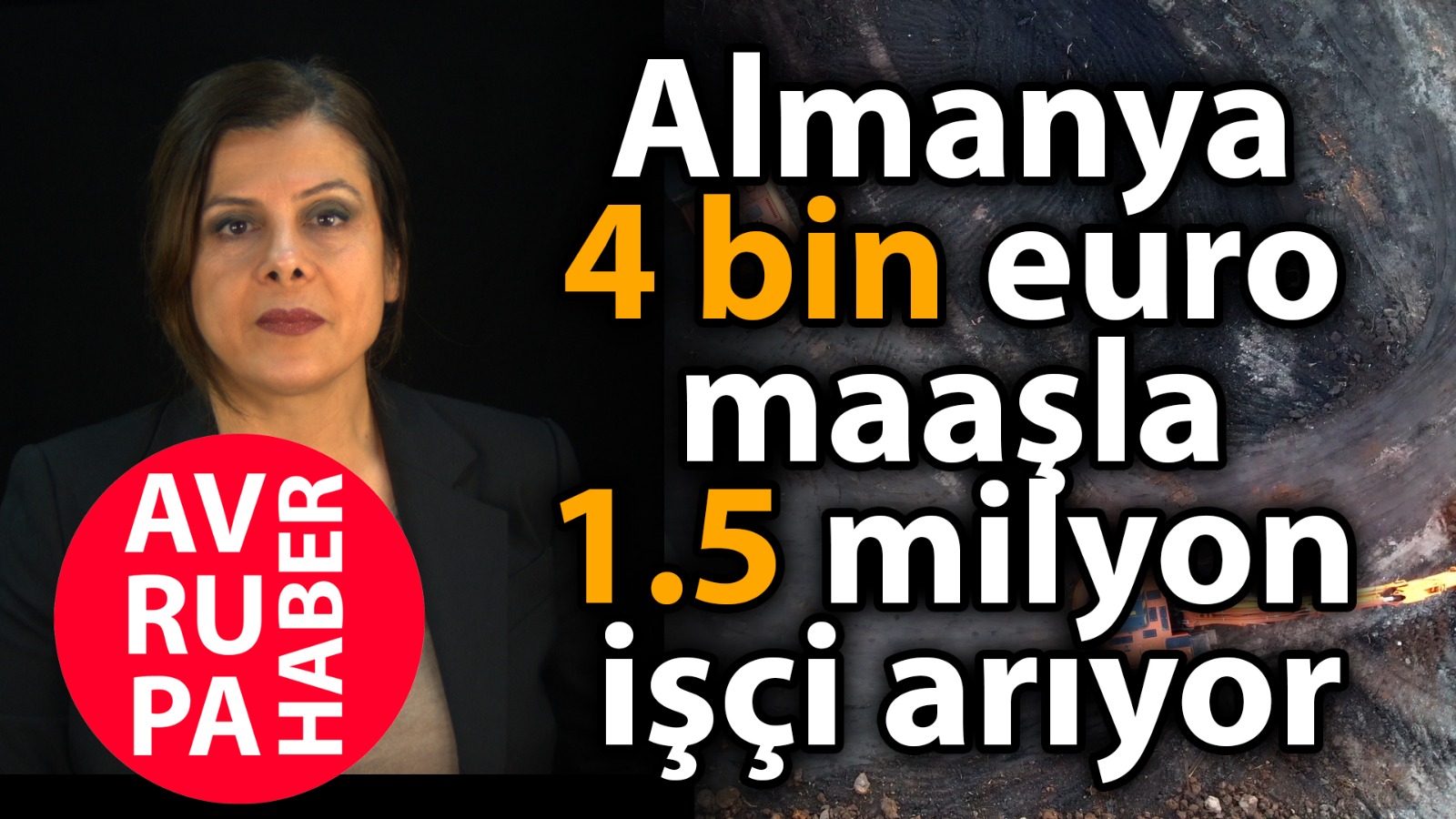 Almanya 4 bin euro maaşla 1,5 milyon işçi arıyor