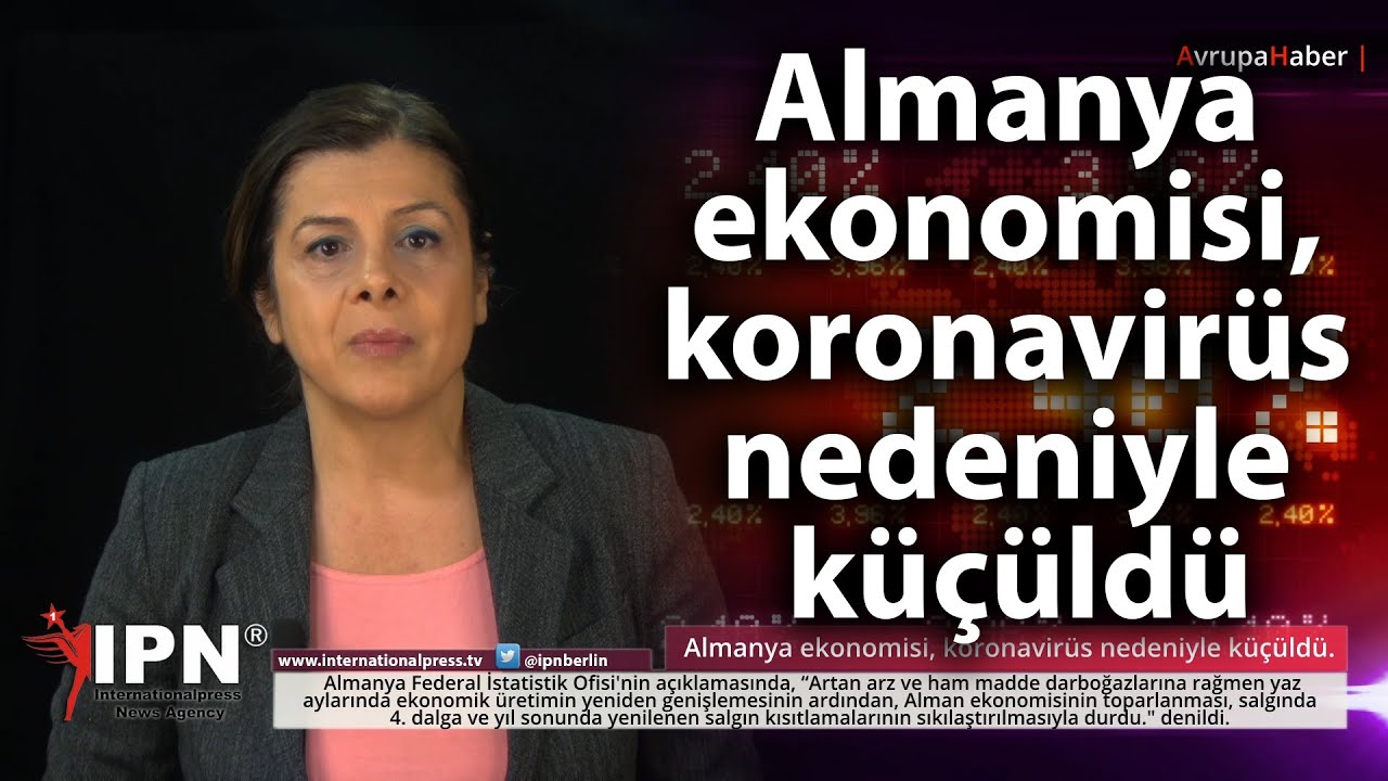 Almanya ekonomisi, koronavirüs nedeniyle küçüldü