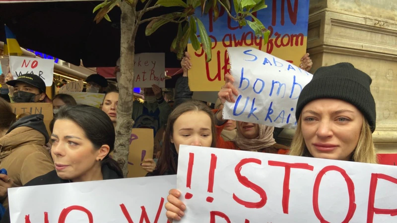 İstanbul’daki Rusya Karşıtı Protestolar İkinci Gününde