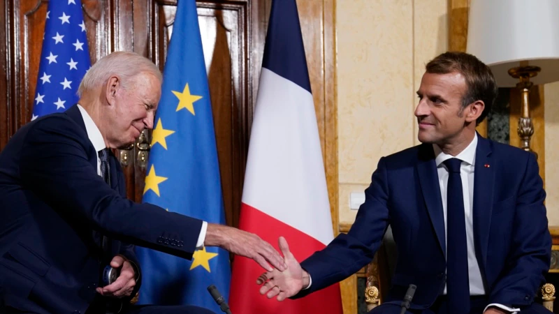 Macron Biden’la Ukrayna Krizini Görüştü