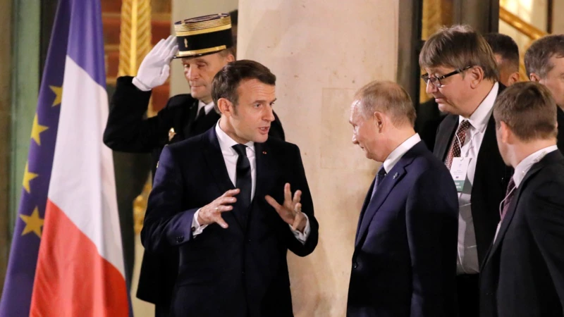 Macron Moskova ve Kiev’e Gidiyor