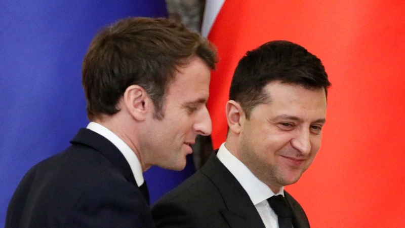 Macron ve Zelenski : “İlerleme Mümkün”
