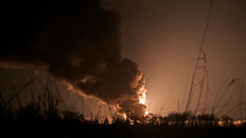 Ukrayna’da Akaryakıt Tesisleri ve Havaalanları Vuruluyor