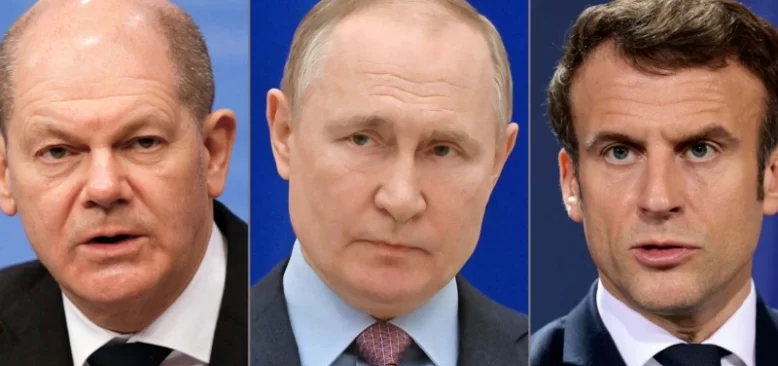 Almanya ve Fransa Liderlerinden Putin'e Uyarı
