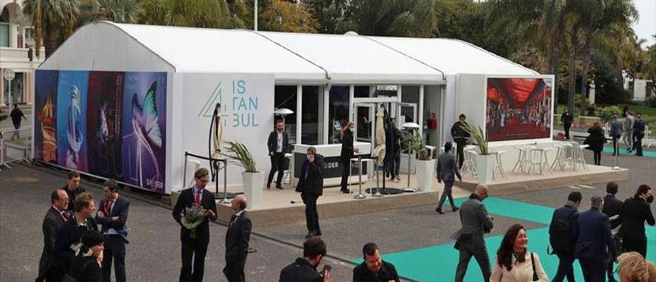 Cannes’da düzenlenen Uluslararası Gayrimenkul Fuarı’nda ‘İstanbul Çadırı’ açıldı