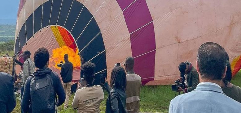 Kapadokya'da üretilen yerli sıcak hava balonları Ruanda'da da havalanıyor