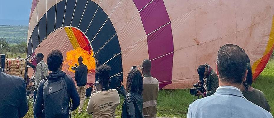 Kapadokya’da üretilen yerli sıcak hava balonları Ruanda’da da havalanıyor