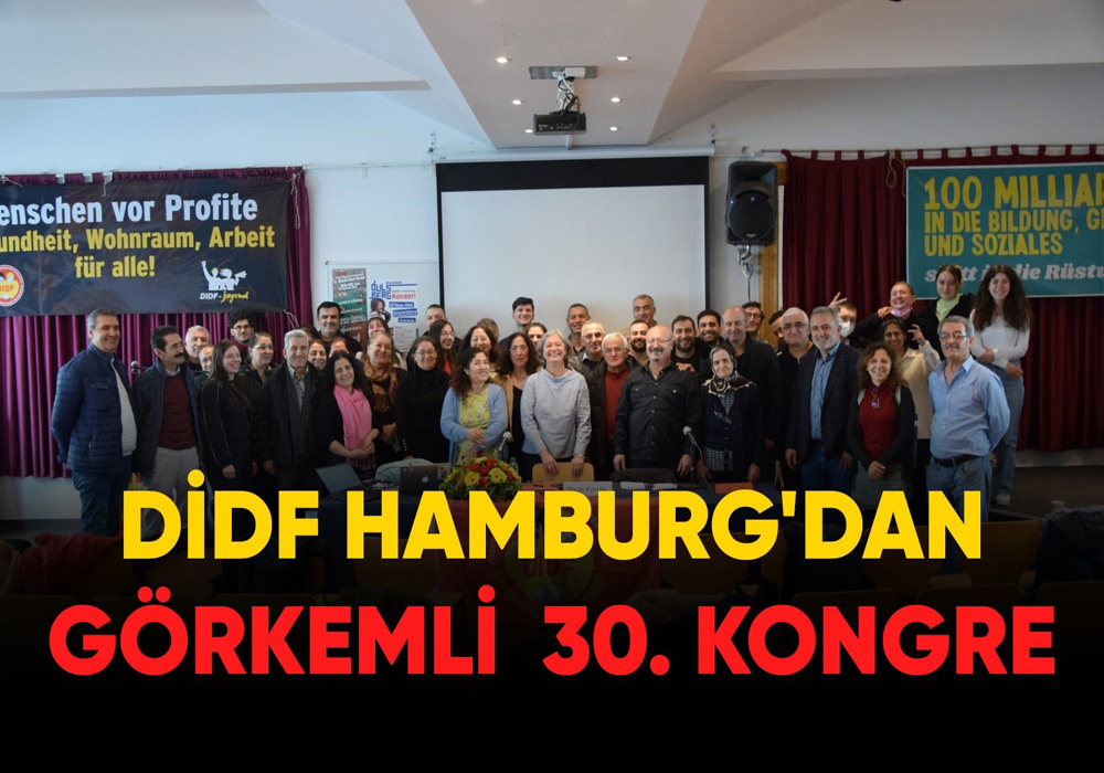 DİDF Hamburg 30. Genel Kurulunu Gerçekleştirdi