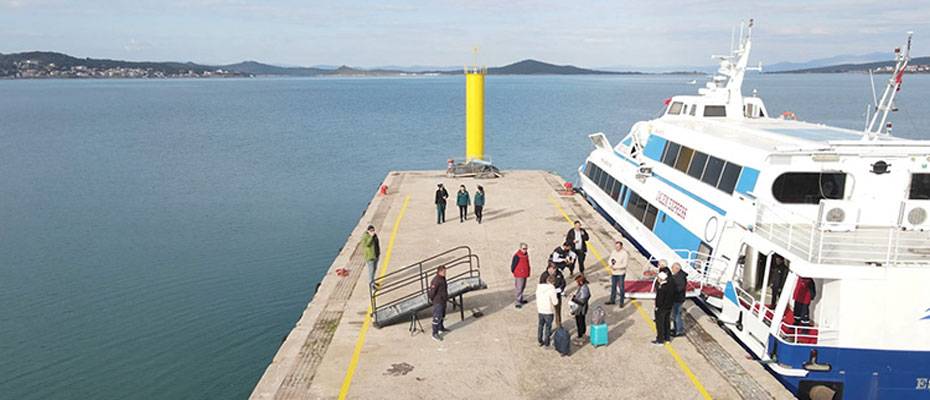 Ayvalık-Midilli feribot seferleri 25 ay sonra yeniden başladı