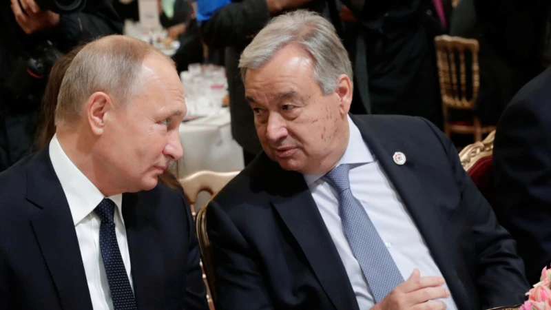 BM Genel Sekreteri Guterres Putin’le Görüşecek