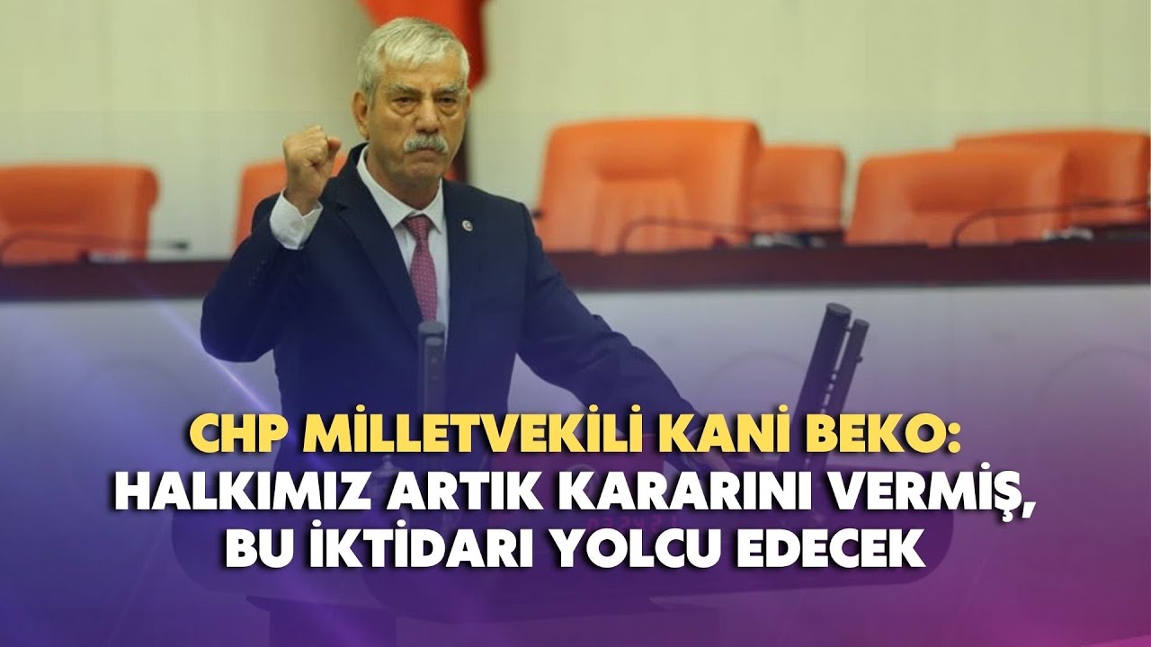 Halk karar vermiş, bu iktidar yolcu