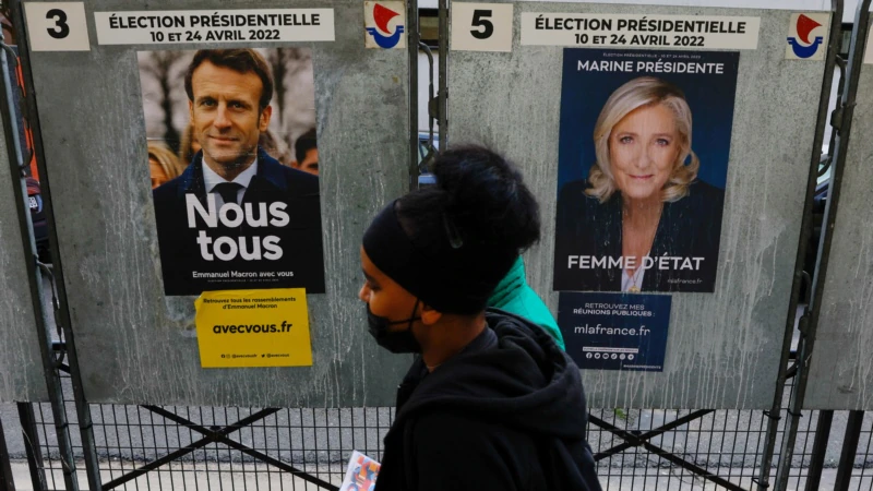 Fransa Seçimlerinde Macron ve Le Pen Kafa Kafaya