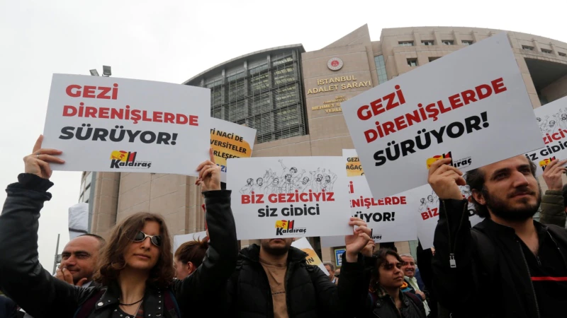 Gezi Davası Kararlarına Karşı Adalet Nöbeti Başladı