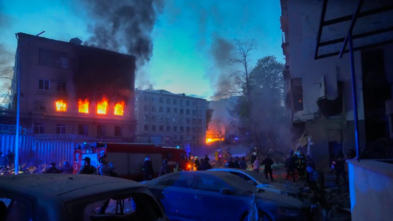 Guterres’in Ziyareti Sırasında Kiev’de Patlamalar 