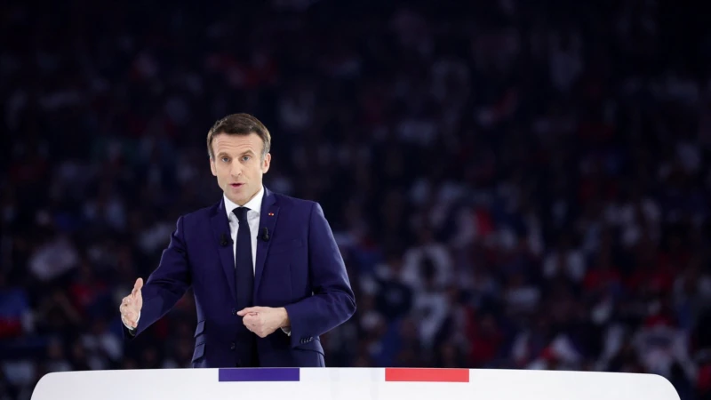 Macron’dan “İlk ve Son” Seçim Mitingi