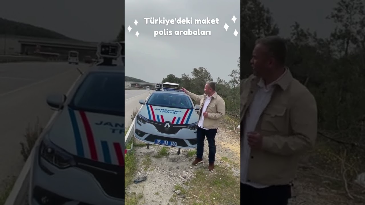 Türkiye’de maket polis arabaları