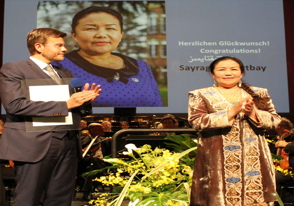 Nürnberg İnsan Hakları Ödülü Sayragul Sauytbay’a verildi