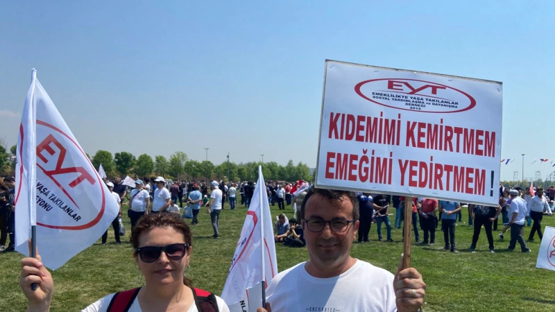 Binlerce EYT’liden Ankara’ya ‘Çıksın Artık Bu Yasa’ Mesajı