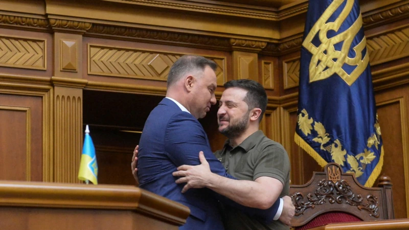 Duda Ukrayna Parlamentosu’nda Konuştu