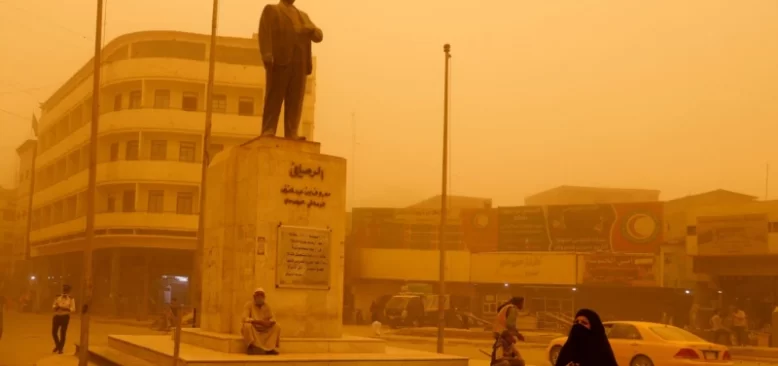 Irak ve Kuveyt’te Kum Fırtınası 