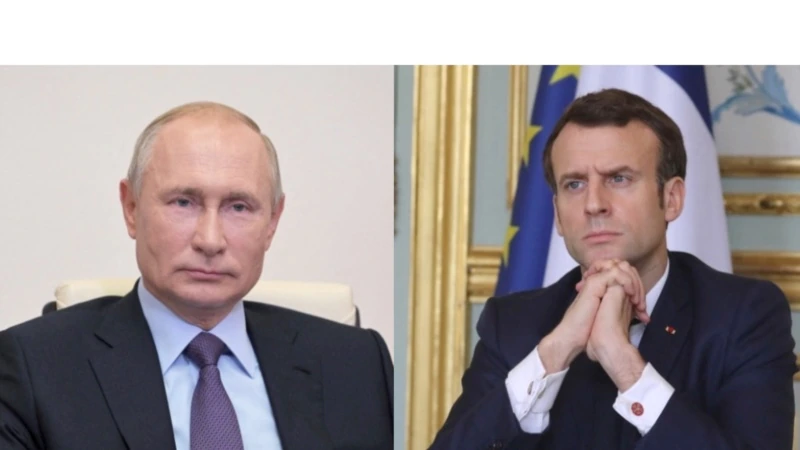 Macron ve Putin Telefonda Görüştü