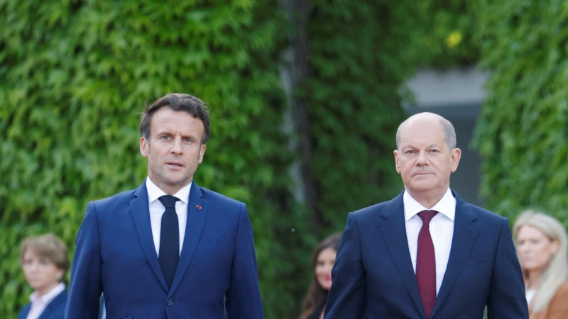 Macron’dan İlk Ziyaret Scholz’a