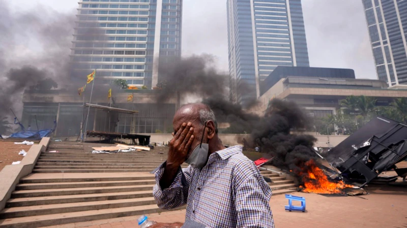 Sri Lanka’da Ekonomik Krizi Protestolar Büyüdü