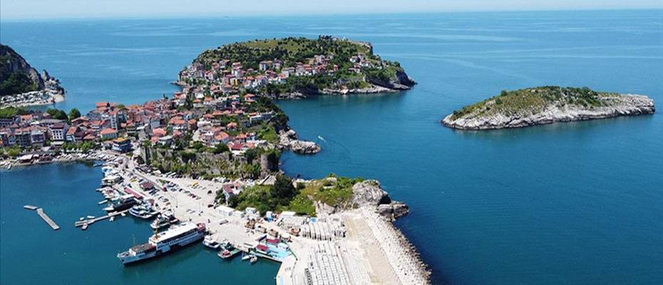 Amasra Limanı yolcu gemilerini ağırlamaya hazırlanıyor