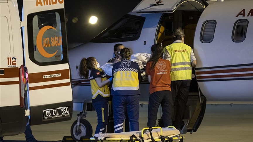 ‘Bitkisel hayata girdiği’ öne sürülen gurbetçi ambulans uçakla Türkiye’ye getirildi
