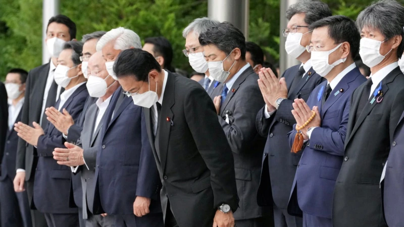 Japonya Eski Başbakan Abe’ye Veda Etti