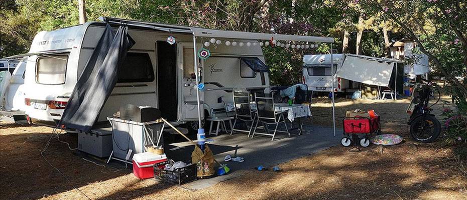 Kuzey Ege’deki çadır ve karavan kamplarında bayram rezervasyonları doldu