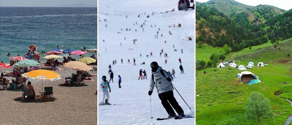 Milyonlarca turist Türkiye’ye turizm çeşitliği için geliyor