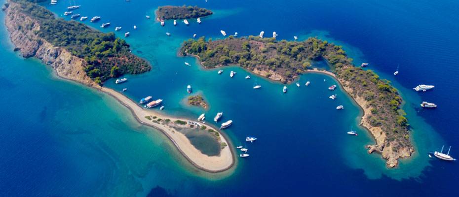 Mavi turun adresi Göcek, yabancı turistlerle hareketlendi