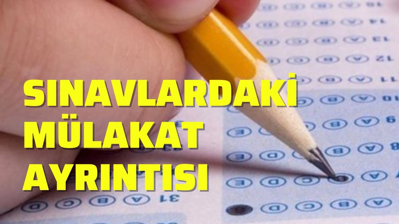 Soruları çalmalarına rağmen başarılı olamayınca mülakatı icat ettiler