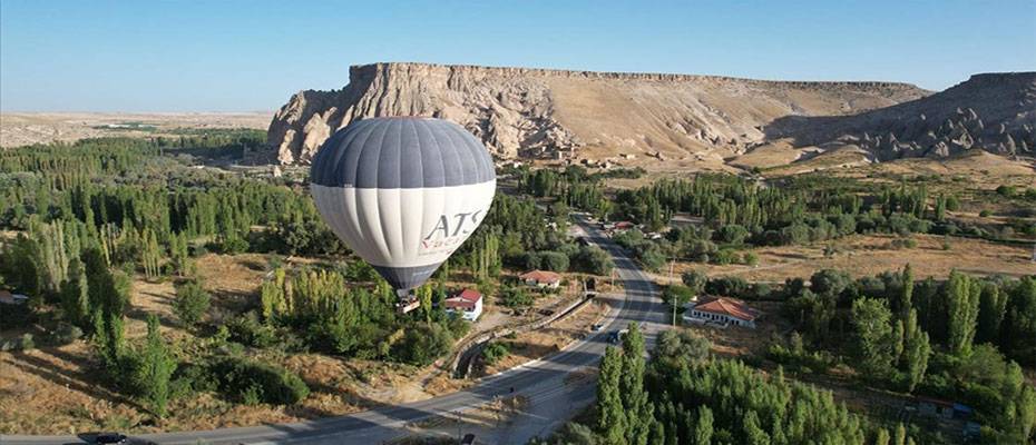 Ihlara Vadisi’nde balon turları yeniden başladı