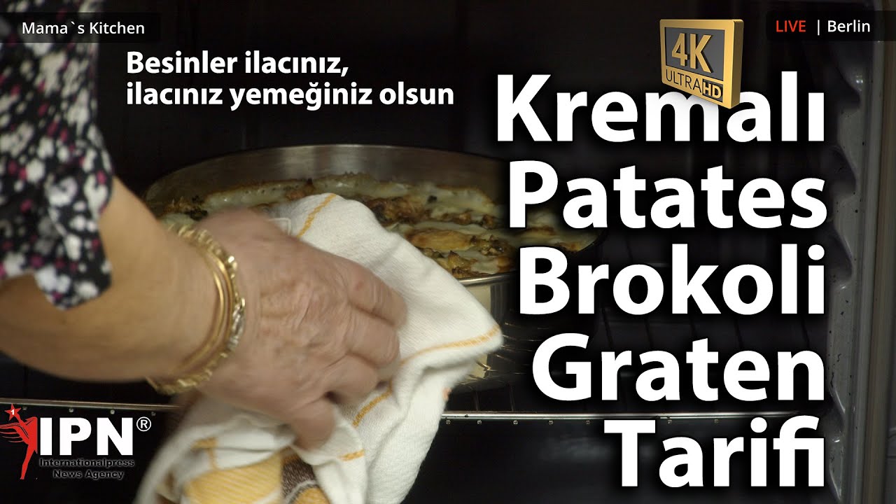 Kremalı Patates Brokoli Graten Tarifi