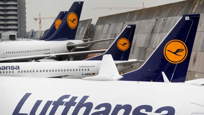 Lufthansa Grev Nedeniyle 800 Uçuşu İptal Etti