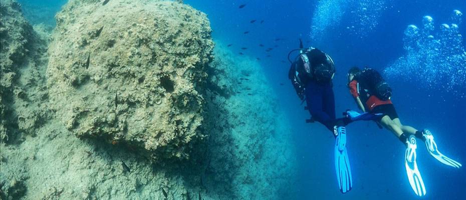 Mersin’deki su altı uçurumları ve mağaralar derin dalış tutkunlarını ağırlıyor
