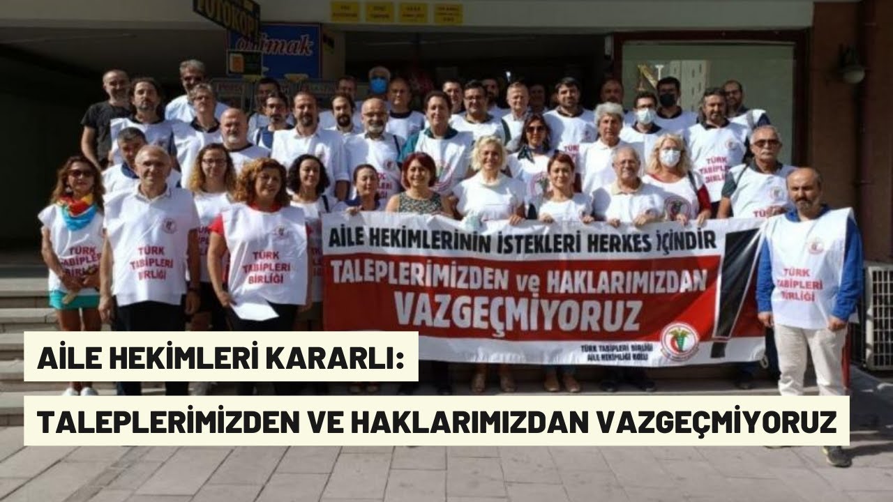 Taleplerimiz toplumun sağlık hakkı ve sağlık çalışanlarının hakları için