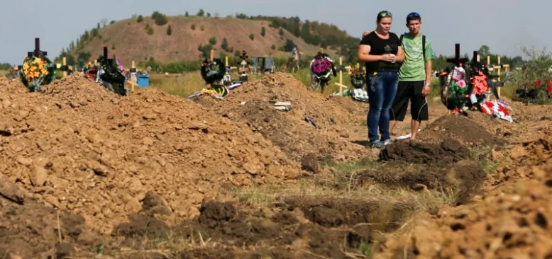 Ukrayna’da 440 Cesedin Olduğu Toplu Mezar