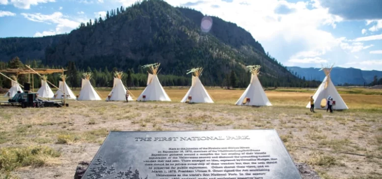 Yellowstone’da 150 Yıl Sonra Yeniden Yerli Çadırları Kuruldu