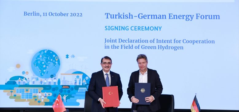 Türkiye-Almanya yeşil hidrojen alanında niyet mektubu imzalandı
