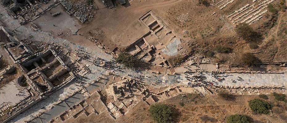 Efes Antik Kenti’nde son keşif Bizans Dönemi’ne ait 1400 yıllık mahalle oldu