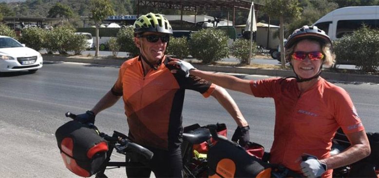 İngiliz bisikletli gezgin çift Türkiye'ye hayran kaldı