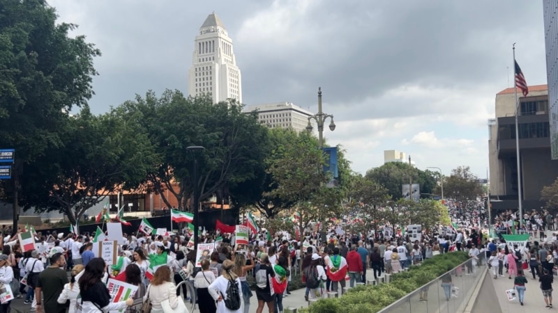 Los Angeles’ta İran Protestosu