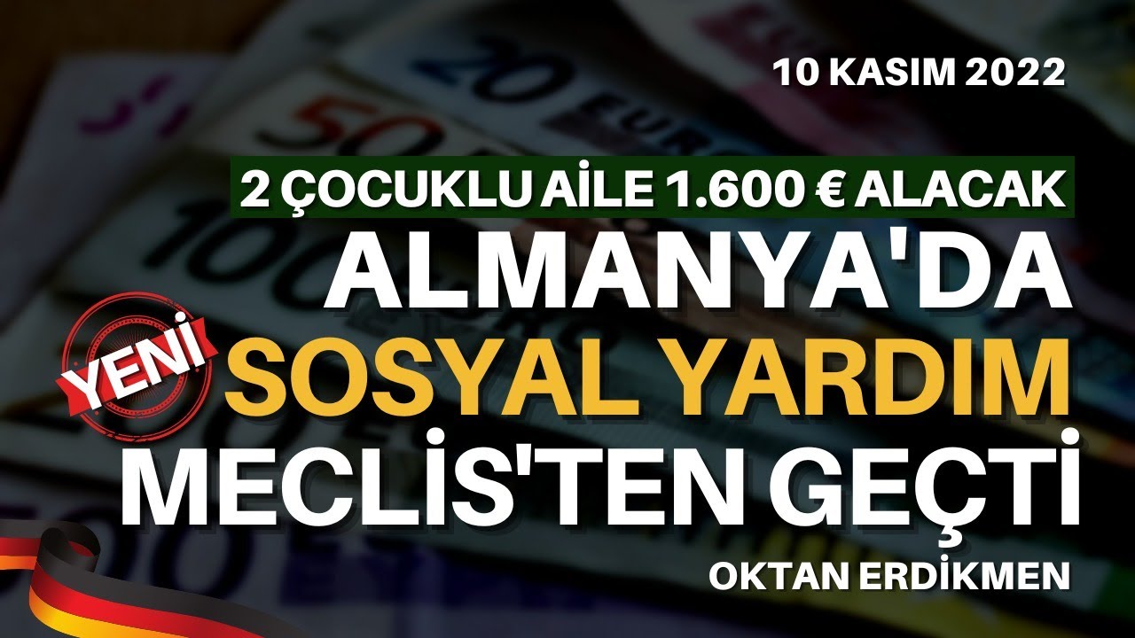 Almanya’da yeni sosyal yardım meclisten geçti